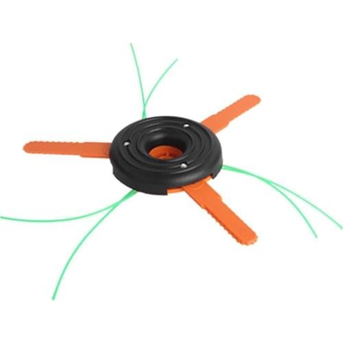 Dual-purpose 3 Blade 3 Lines String Saw Brush Grass Trimmer Head Lawn Mower Cut 203F