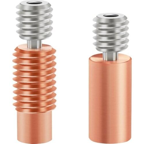 V6 Titanium Alloy Bi-Metal Heatbreak Throat For E3D V6 HOTEND Heater Block For Prusa i3 MK3 Break 1.75MM Filament Smooth