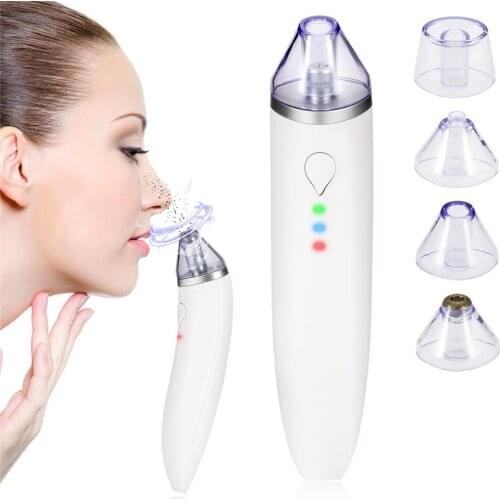 Electric Blackhead Meter Deeply Face Pore Cleanser Skin Scrubber Facial Cleansing Device Blackhead Removal Peeling Exfoliator