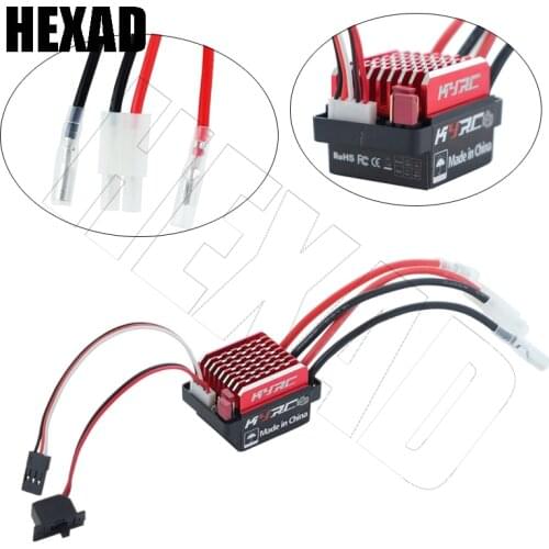 60A Brushed Motor ESC Electronic Governor Suitable For 1/10 Remote Control Car Off-Road Vehicle Short-Range Truck Tracked Tank