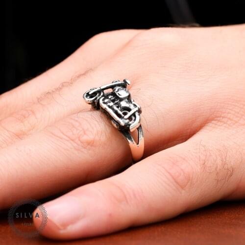 Motorola Ring 925 Silver Mens. Mens Jewelry Stamped With Silver Stamp 925 All Sizes Are Available