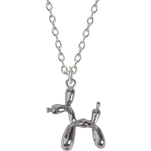 Fashion Retro Harajuku 50CM Chain Long Unisex Dog Pendant Choker FemaleTravel Necklace Collar Romantic Gift Jewelry Wholesale