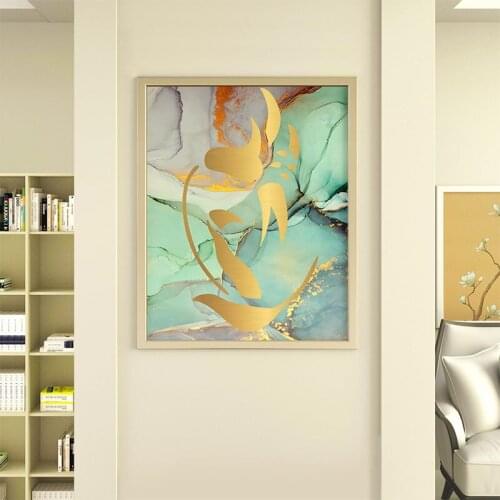 Wall Art Canvas Poster Painting Print Picture Living Bedding Study Room Home Decor Original Abstract Leaves Plants Colorful Good