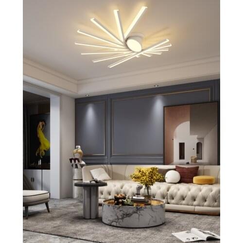 Nordic Living Room bedroom kitchen Design of Modern acrylic LED Chandelier Ceiling can be dimming Lighting lamp light Luster