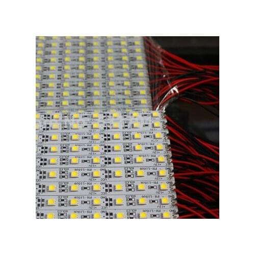 10pcs LED Bar lights hard strip 50CM DC12V 36 leds SMD 5050 9W 18LM LED Hard Rigid LED Bar light white/warm white freeshipping