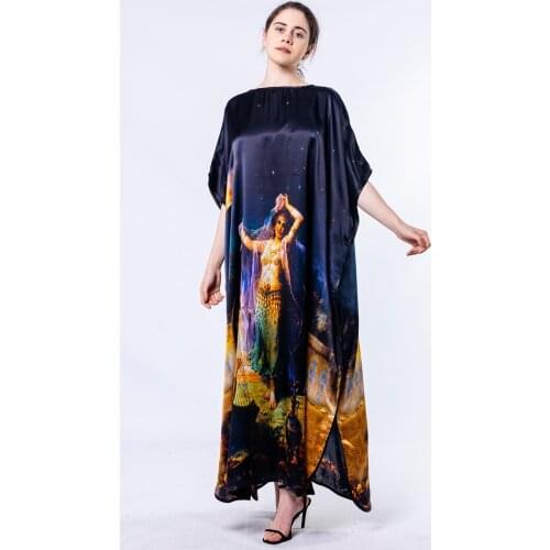 Nomads Felt Harem Silk Dress