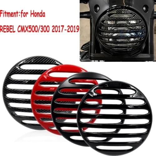 Motorcycle Front Headlight Cover Guard Protector Grill For Honda Rebel CMX300 CMX500 2017 2018 2019 CMX 500 300 Moto Accessories