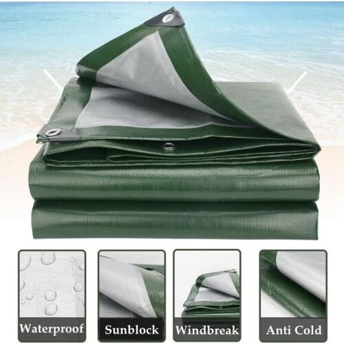 0.32mm PE Garden Rainproof Pet House Cover Tent Shielding Waterproof Motorcycle Cloth Tarpaulin For Garden Furniture