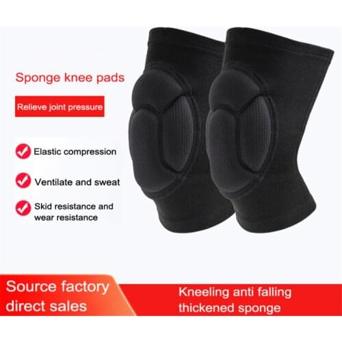 1 Pair Protective Kneepad Comfortable Non-Slip Thicken Sponge Cushion Kneepads for Dance, Cycling, Volleyball, Climbing, Running