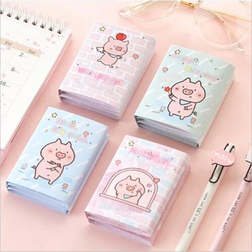 1 pcs Kawaii N-times Sticker Mini Unicorn Animal Sticky Notes 6 Folding Memo Pad Gifts School Stationery Supplies color Random