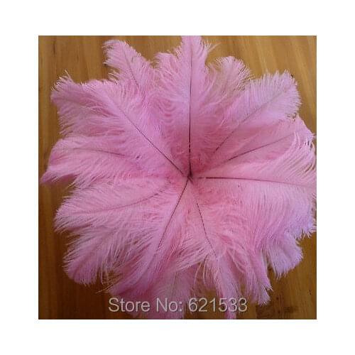100pcs/lot!12-14inch 30-35CM pink ostrich feathers wedding decoration freeshipping