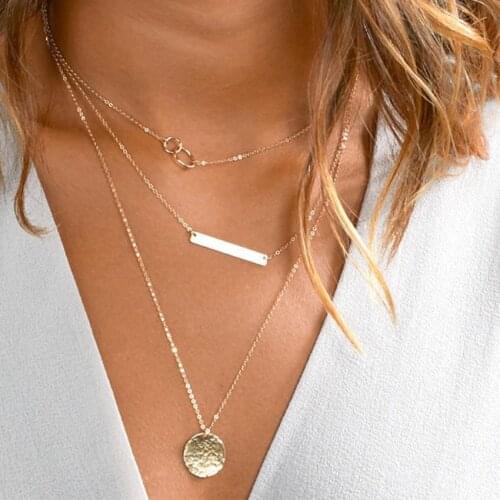 2017 Multi Women bar Tassel Gold Chain Choker Necklace chocker Jewelry collana Bijoux Femme Joyas mujer Collier ras du cou