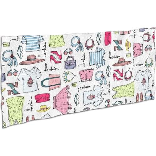 2021 thin 160*80cm cartoon beauty beach towel fashion success foam Swimming Sports Towel Gift