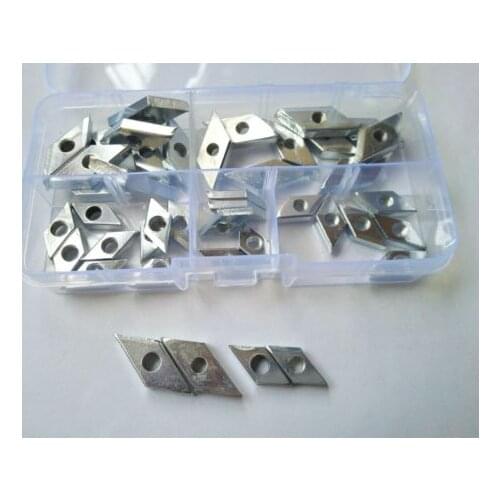 40pcs M5/M6 For Standard 3030/4040 Series T Sliding Nut Rhombus Nuts Assortment