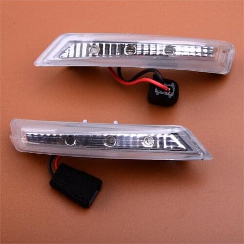 1 Pair Car Side Mirror Turn Signal Light Fit for Chrysler Town Country Dodge Grand Caravan 2008-2011 2012 2013 2014 2015 2016