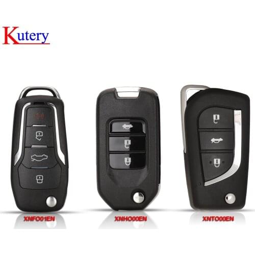 Kutery 10pcs XNFO01EN,XNHO00EN,XNTO00EN Wireless For Ford (English Version) Compatible with VVDI2 and VVDI Key Tool
