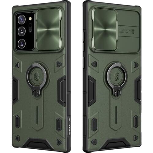 Case For Samsung Galaxy Note 20 Ultra 5G Cover NILLKIN CamShield Armor Slide Camera Protect Privacy Ring kickstand Back Cover