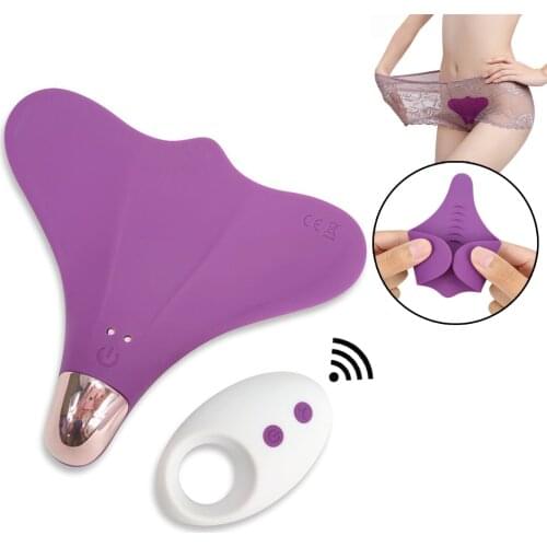Scallop Wearable Vibrator Wireless Remote Clitoris Stimulator Invisible Panty Vibrator Vibrating Panties Sex Toys for Women Girl