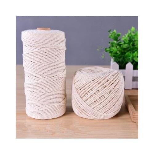 Coarse and thin cotton rope knitted tapestry rope wrapped zongzi thread hanging tag binding decorative rope