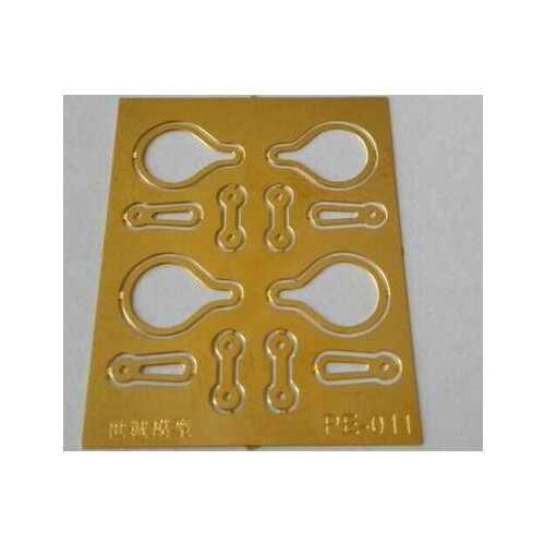 NIDALE model Scale wooden ship model special accessories luxurious Brass pulley/deadeye fixed fixed part 5 sheets/ lot