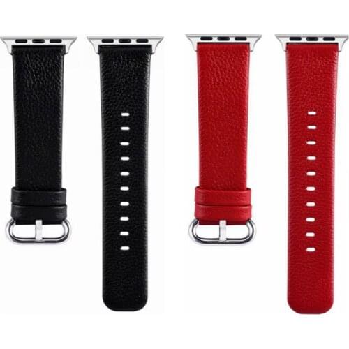 Quality Leather Bracelet Band for apple Watch White Band 38mm for apple watch 42mm Strap for iwatch whole sale price hot sale