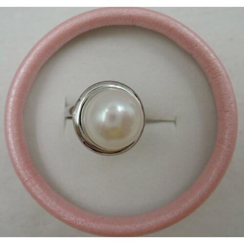100% nature freshwater pearl Ring