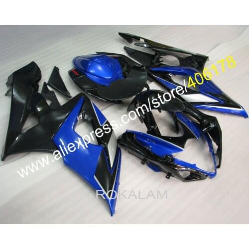 05 06 GSXR1000 K5 Fairing Set For Suzuki GSX-R1000 2005 2006 Blue Black Sport Bike Bodywork Fairing (Injection Molding)