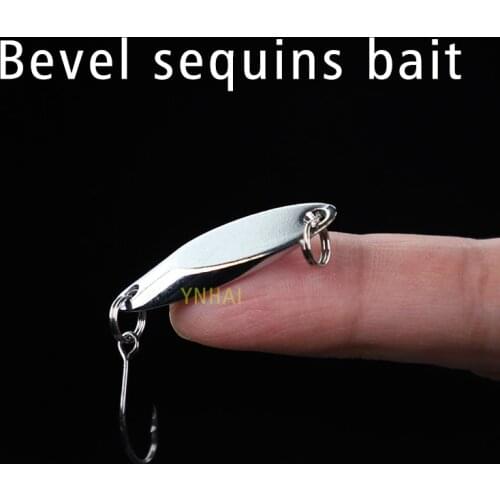 Metal lures sequined bait 3.5 7 10 14g freshwater sea fishing bionic fake
