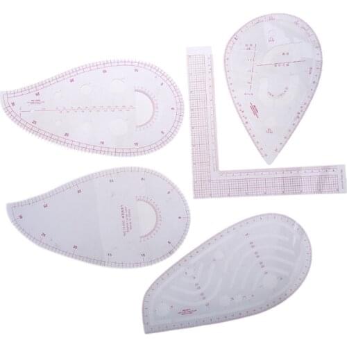 68UC Multi-function Sewing Pattern Making Design DIY Dress Clothing Ruler for Cutting and Sewing Measure