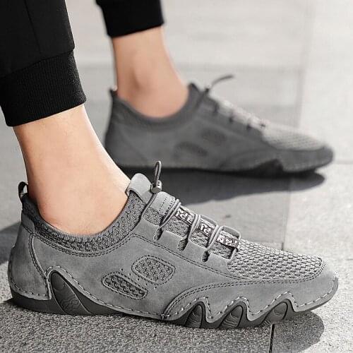 S male man zapatos casual mens hombre slip leisure black Male 2020 sneaker summer for mens informales mesh breathable Fashion