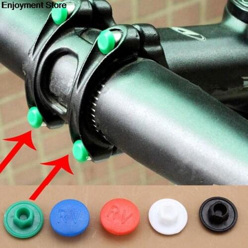 NEW 5pcs bicycle handle screw cap plastic cap M5 riding accessories suitable for mountain bike road bike folding bike