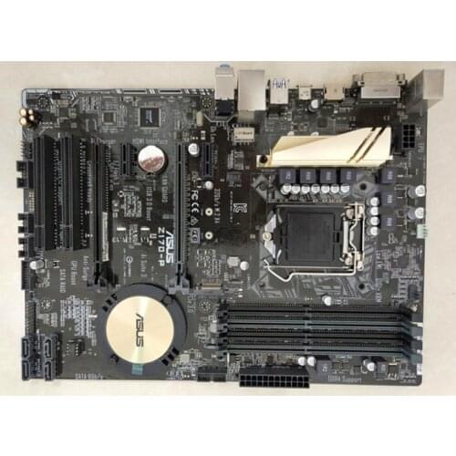 Original motherboard for ASUS Z170-P LGA 1151 DDR4 64GB USB3.0 USB3.1 Z170 Motherboard Desktop motherboard Free shipping