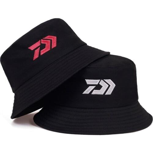 New Summer Foldable Bucket Hats arrow embroidery Fisherman Hat Woman Beach Sun Fisherman Cap Man Fashion Panama Hats casquette