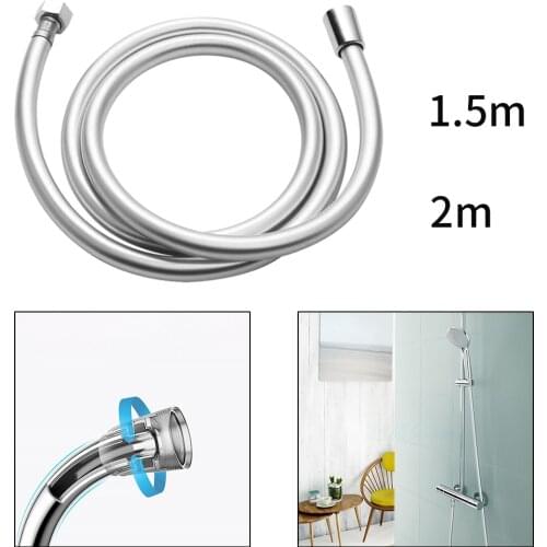 PVC Handheld Shower Hose Universal Anti Winding Shower Head Pipe Replacement