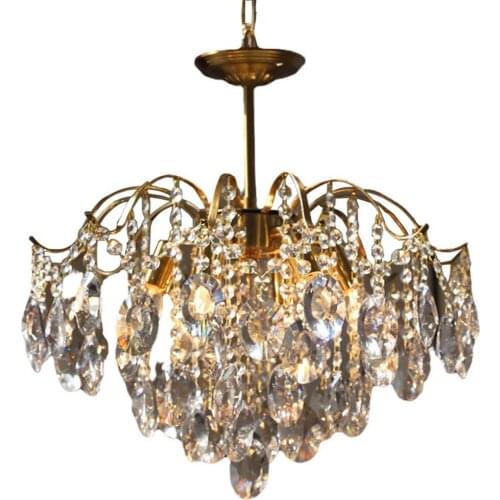 Luxury Crystals Living Room Ceiling Pendant Light Dining Room Restaurant Bar Counter Hanging lamps Hotel Chandelier