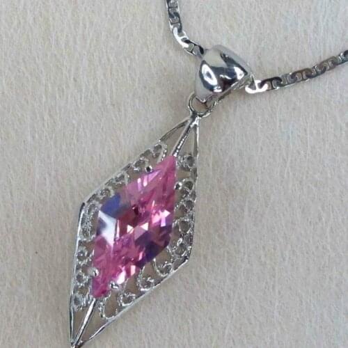 Fleure Esme christmas pendants for Jewelry charms blue Peridot dark brown Pink Cubic Zirconia Rhodium Plated R893 R894 R895 R896