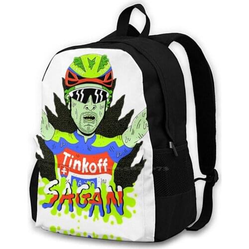 Untitled 3D Print Design Backpack Casual Bag Bicycle Bike Tour Winner Champion Sports Mountain Sprint Cyclist