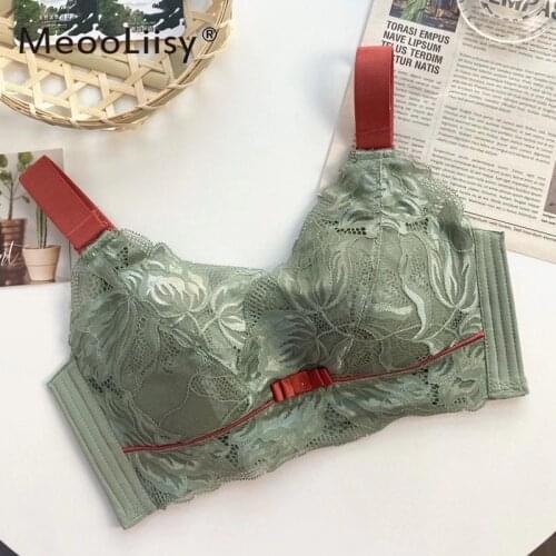 MeooLiisy Sexy Bra Lingerie Feminina Wire Free Bra Underwear Women Lace Sexy Intimates Embroidery Underwear & Sleepwears