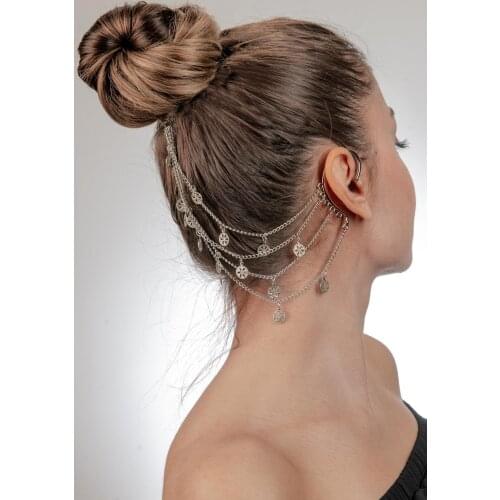 Regal Earrings-Ear Cuff Bridal, Wedding, Engagement, Invitation, Prom, Leisure, holiday Hair Design Modern fashion Quality and Cheap