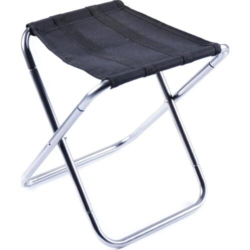 Folding Portable Camping Stool Mini Lightweight Sturdy Collapsible Chair for Adults Fishing Hiking with Carry Bag 35x25x27cm LBS