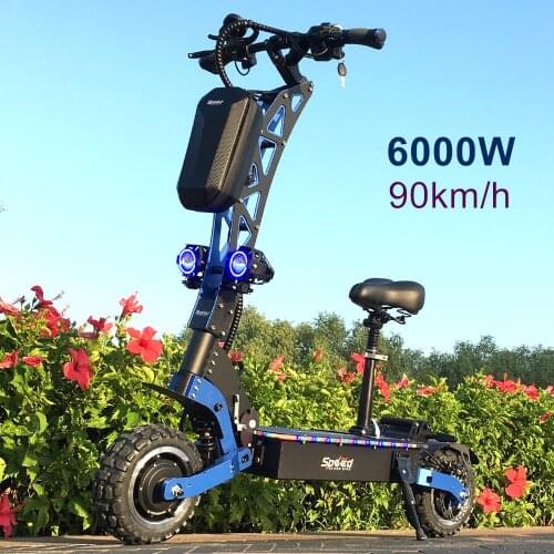SpeedBike SK3 6000W Dual Engine Electric Scooter with Fast charge 11inch double drive Toursor E Scooter