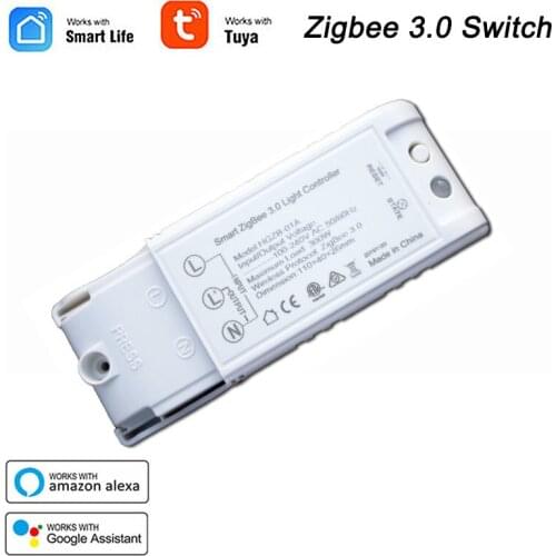300W Tuya Zigbee 3.0 Smart Switch Home Device Smart Life APP Remote Voice Control With Alexa Google Home Zigbee Hub Needed