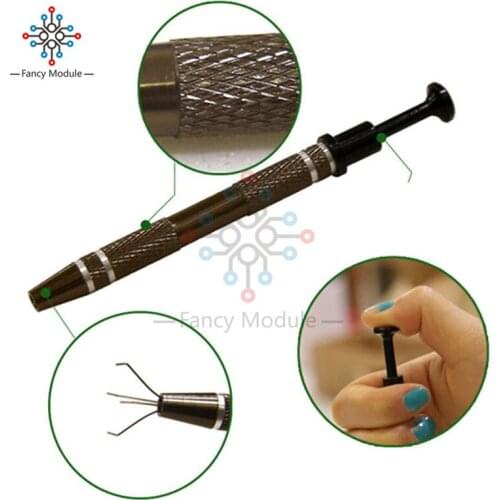 Parts Gripper Pick Up Tools Electrician Hand Tools Set Four Claw Hold Tightly For Catcher IC Chip Component Metal Grabber