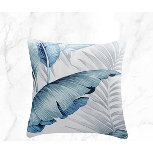 2pcs Cushion Covers Elastic Printed Throw Pillow Cover Cushion Polyester Cushion Case Sofa Bed Decorative Pillow 45x45CM