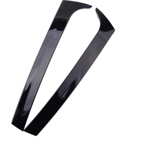 2pcs Vertical Rear Window Side Wing Canard Spoiler Splitter Trim Cover Fit For VW Touareg 2011 2012 2013 2014 2015 2016 2017