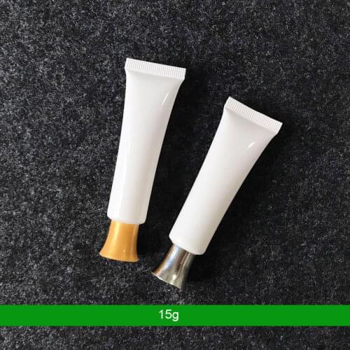 300pcs 15g 15ml Plastic Soft Tube Empty Cosmetic Packaging Eyeshadow Eyeliner Eye Serum Cream Tubes Sample Medicine Containers