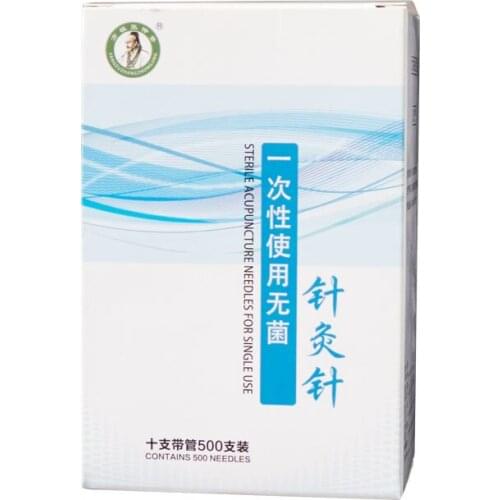 500 Pcs Acupuncture Needle with Tube Free Shipping ALL Size Acupuncture Disposable Sterile Beauty Massage Needle