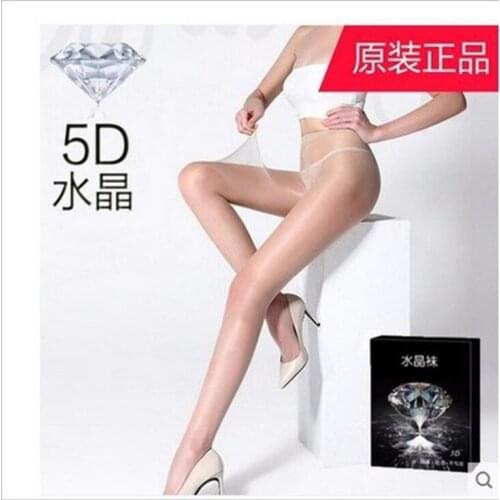5D Ultra-Thin Pantyhose Crystal Any Cut Off The High-Elastic Silk Tights Sexy Seamless Stockings Breathing Kousen Collant CI197
