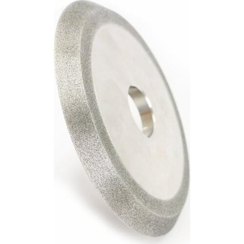 78mm Diamond Grinding Wheel Dish Grinder Circle Sharpener Disc for Carbide Metal Tungsten Steel Milling Cutter Tool 200Grit