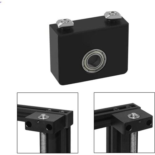 3D Printer Upgrade Aluminum Z-Axis Leadscrew Top Mount for CR-10/CR-10S, Ender 3/Ender 3Pro Metal Z-Rod Bearing Holder